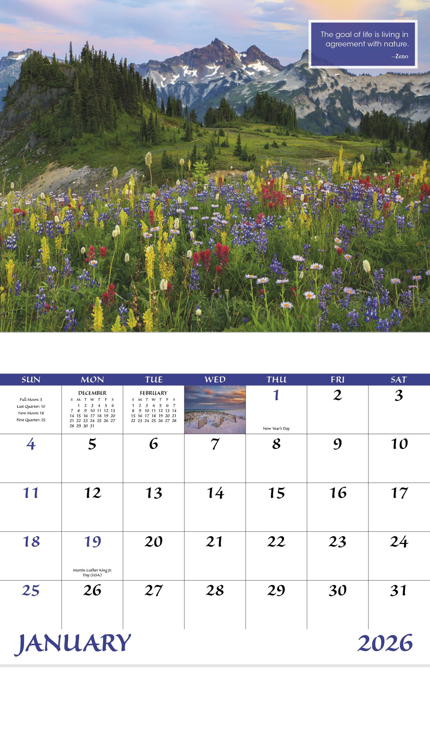 Good Value™ Inspirations for Life - Stapled Calendar 39
