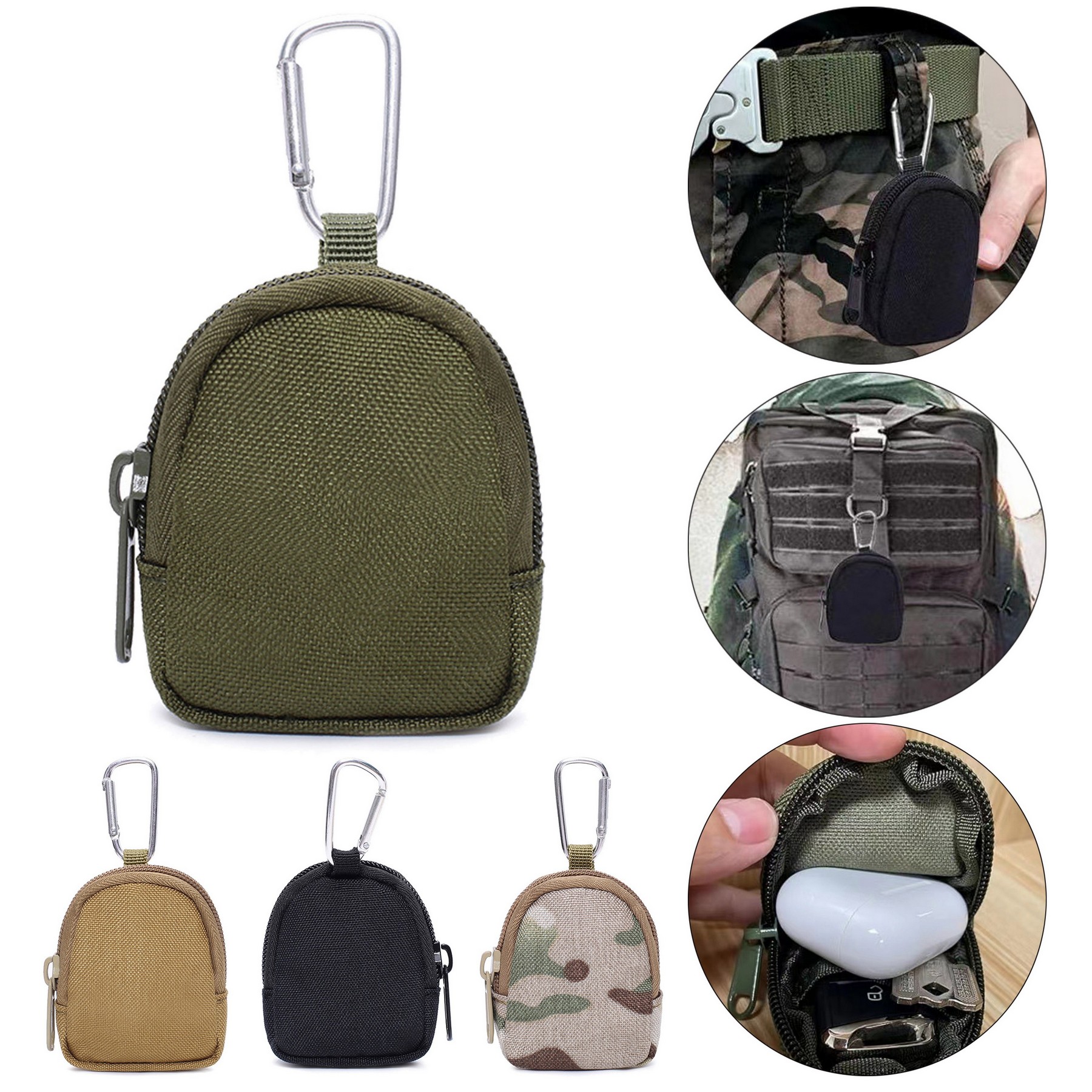 Tactical Coin Purse With Keychain 4
