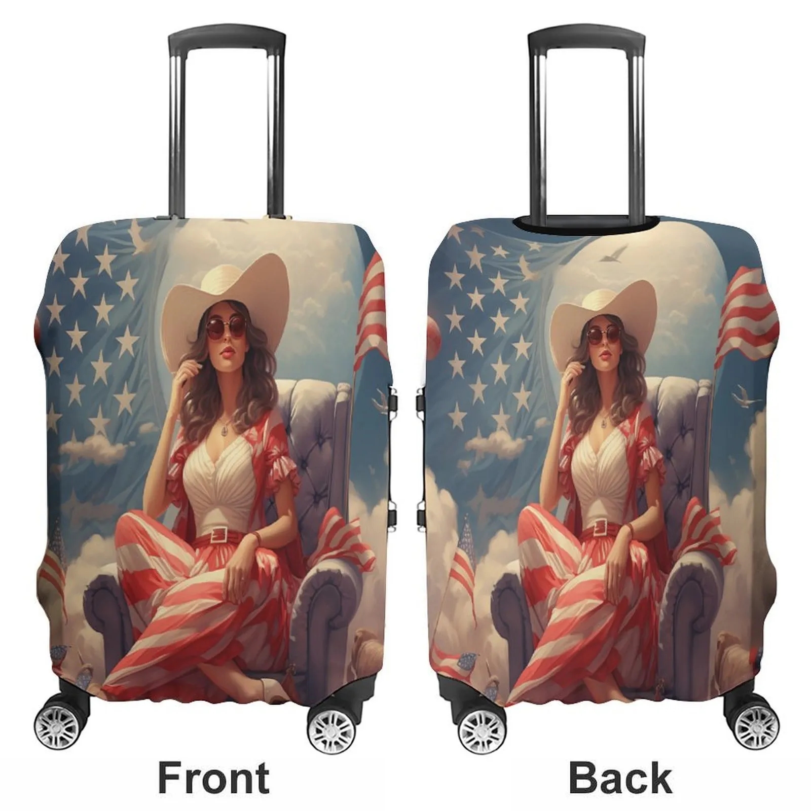 Wholesale Custom Luggage Covers with Logo Bulk Order for Corporate Travel Gifts 6