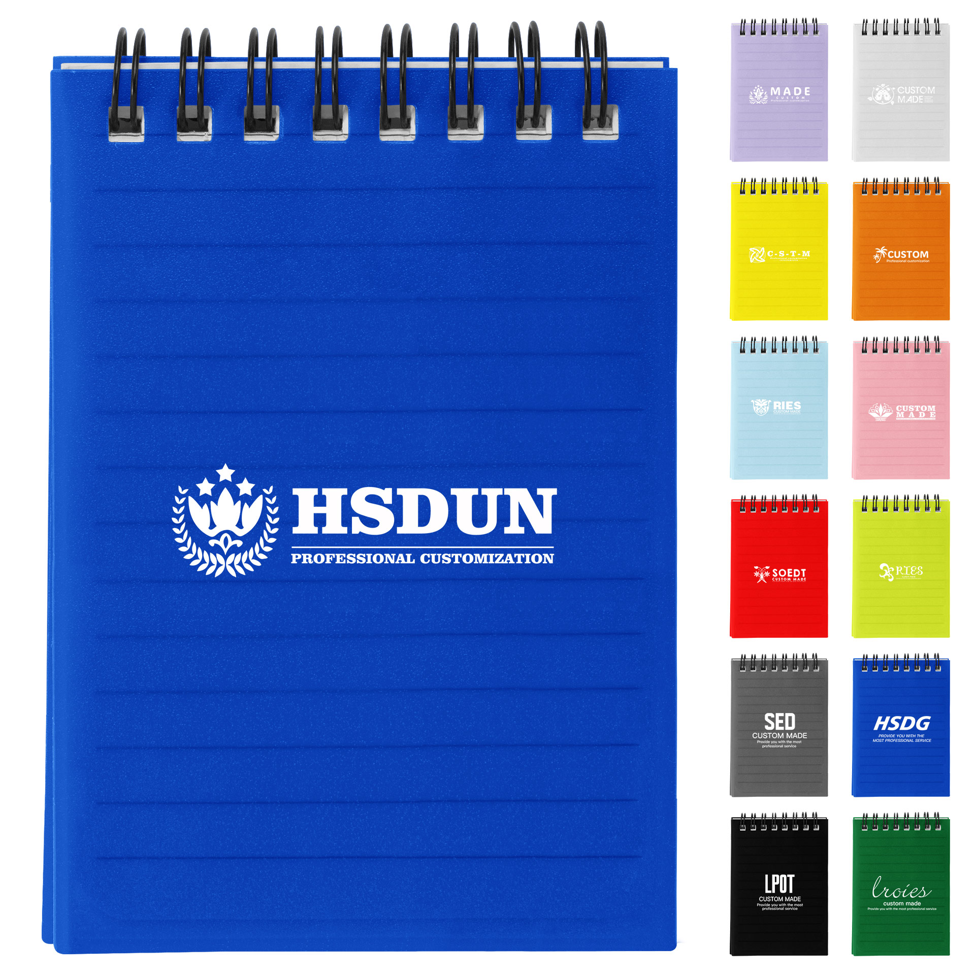 Plasti Cover Spiral Notebooks 6