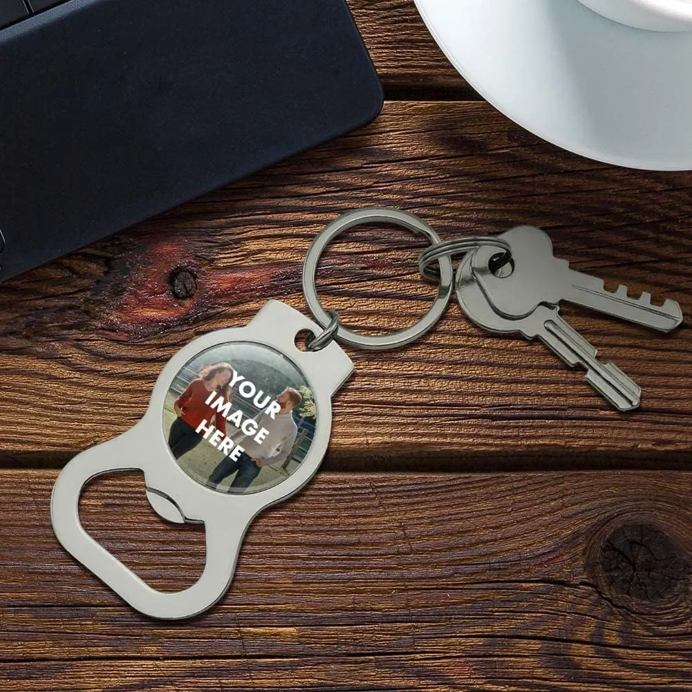 Nickel Keytag w/ Bottle Opener 6