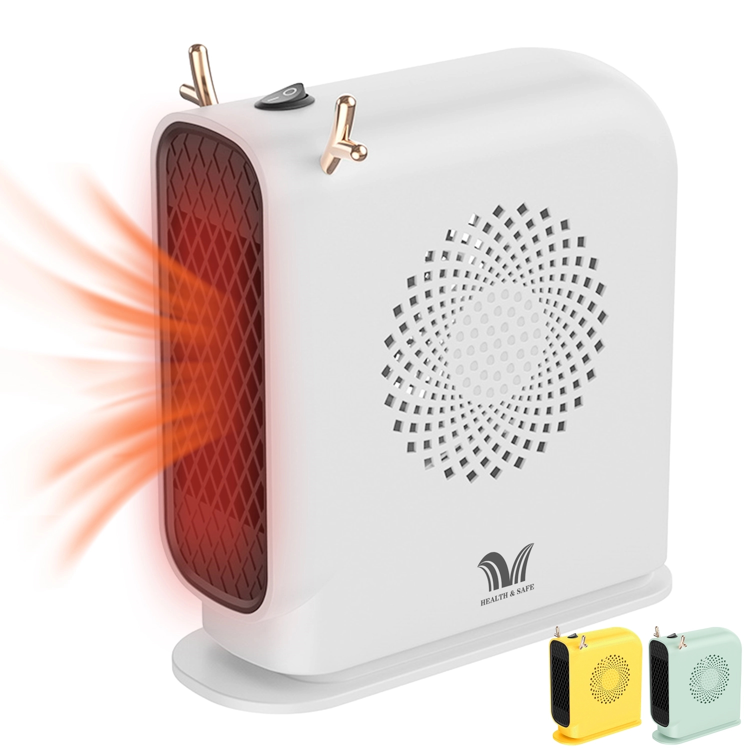 Small Desktop Office Electric Heater 2