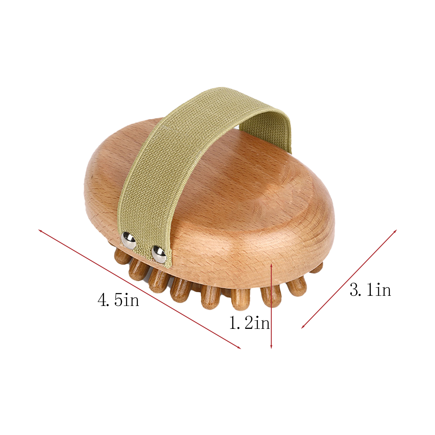 Handheld Wooden Meridian Brush 7