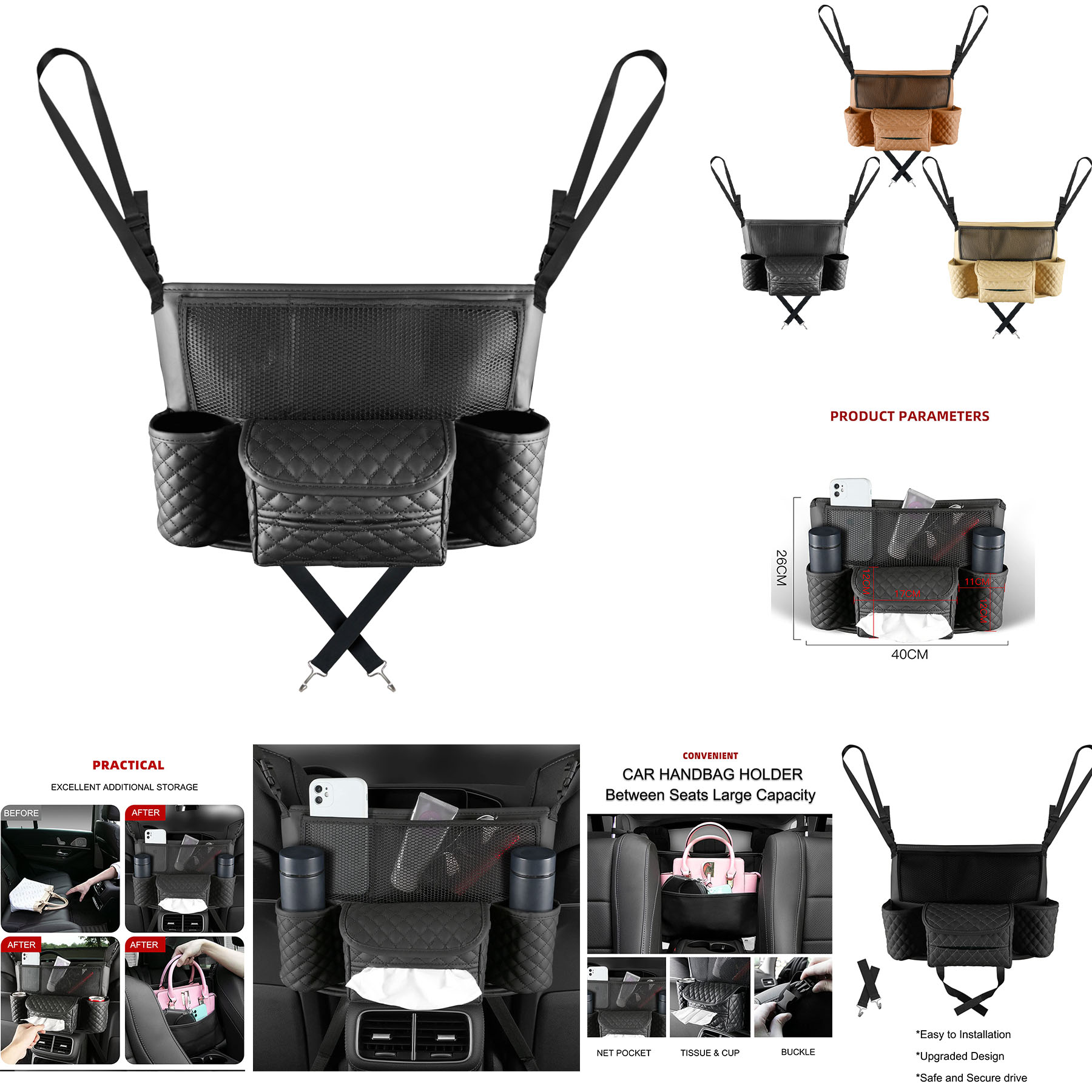 Car Pocket Handbag Holder