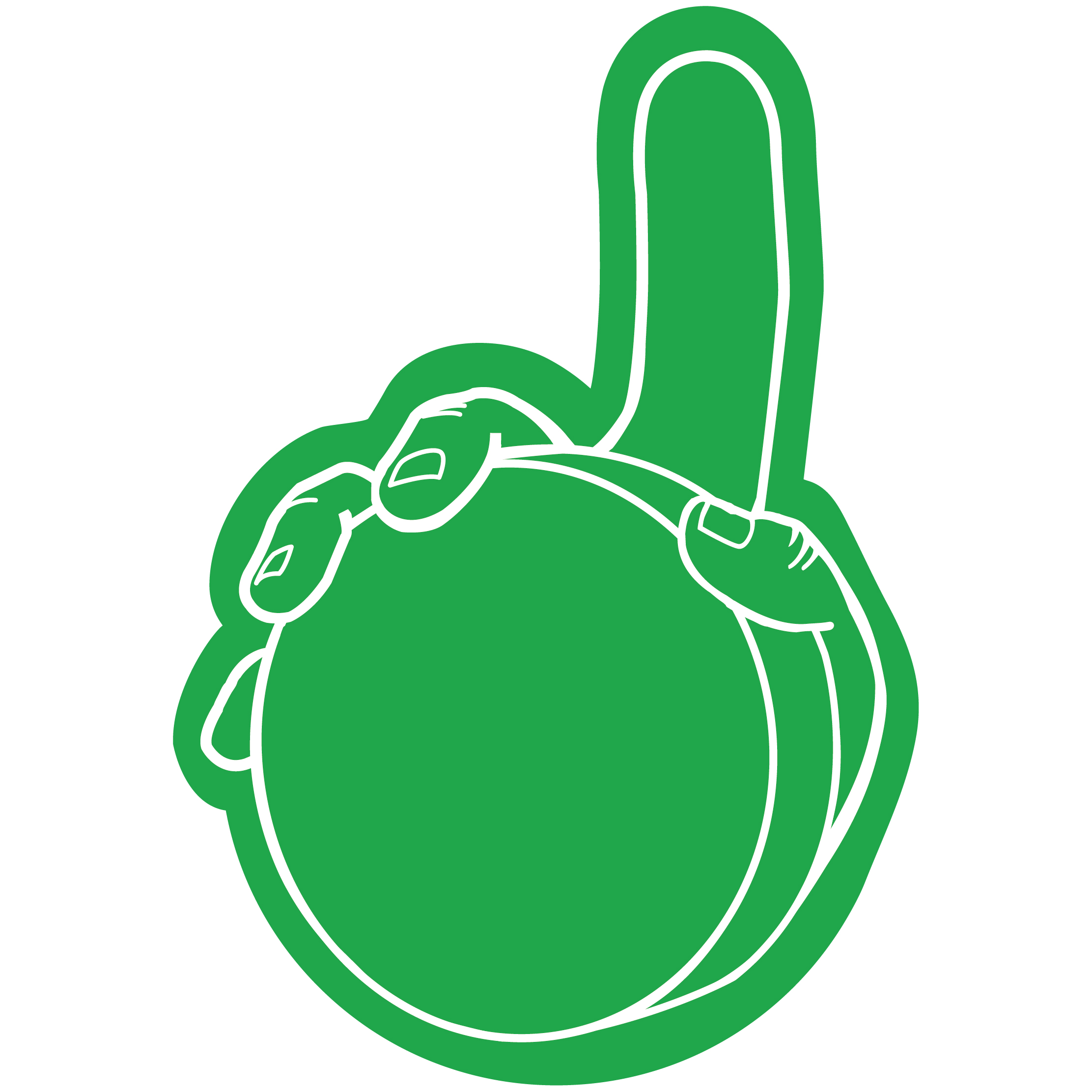Hockey Puck Hand 24
