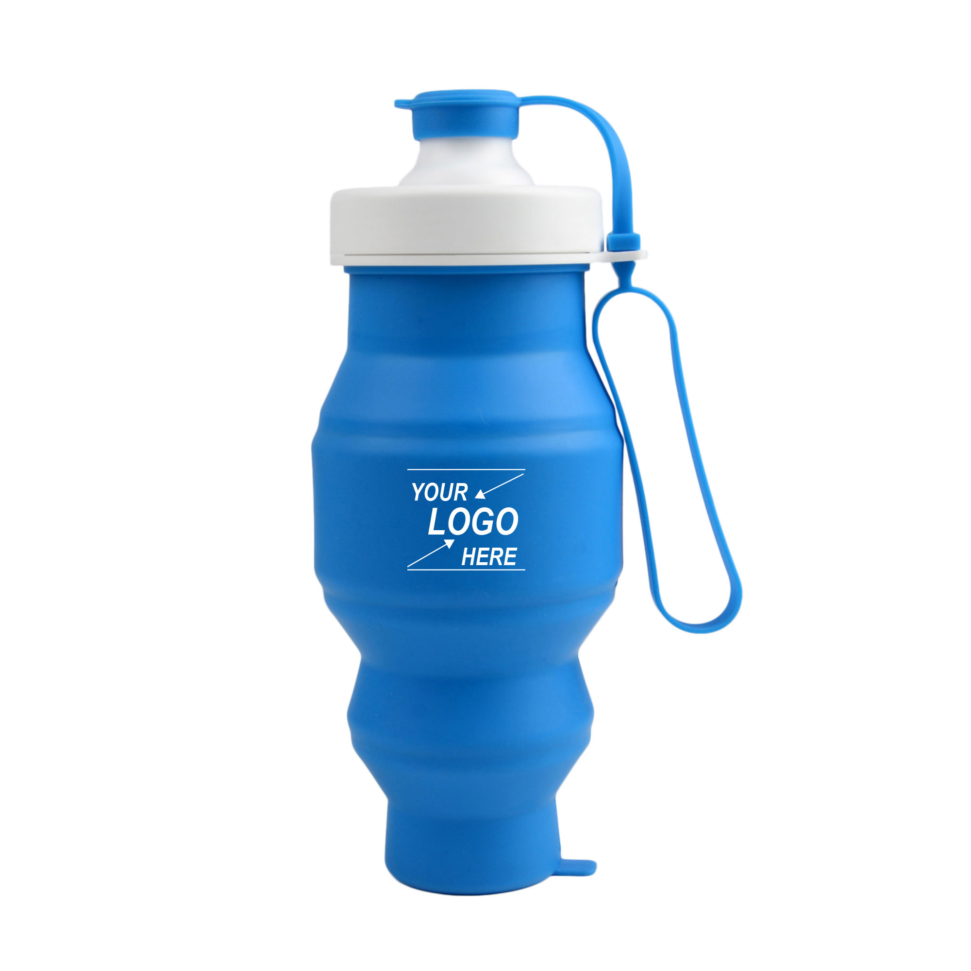 Silicone Collapsible Travel Water Bottle 4