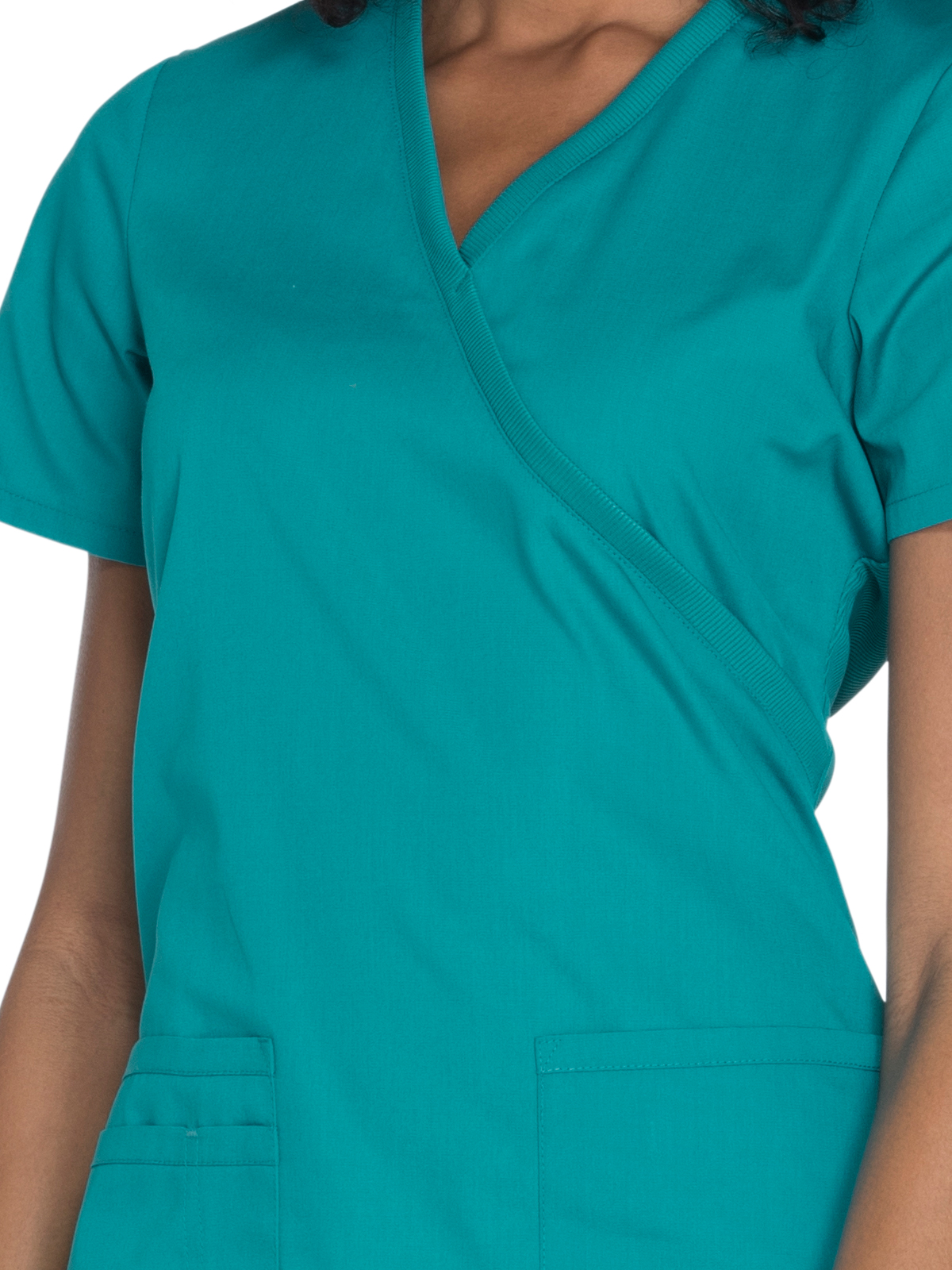 Cherokee - Workwear Originals - Women's 2-Pocket Mock Wrap Top 42