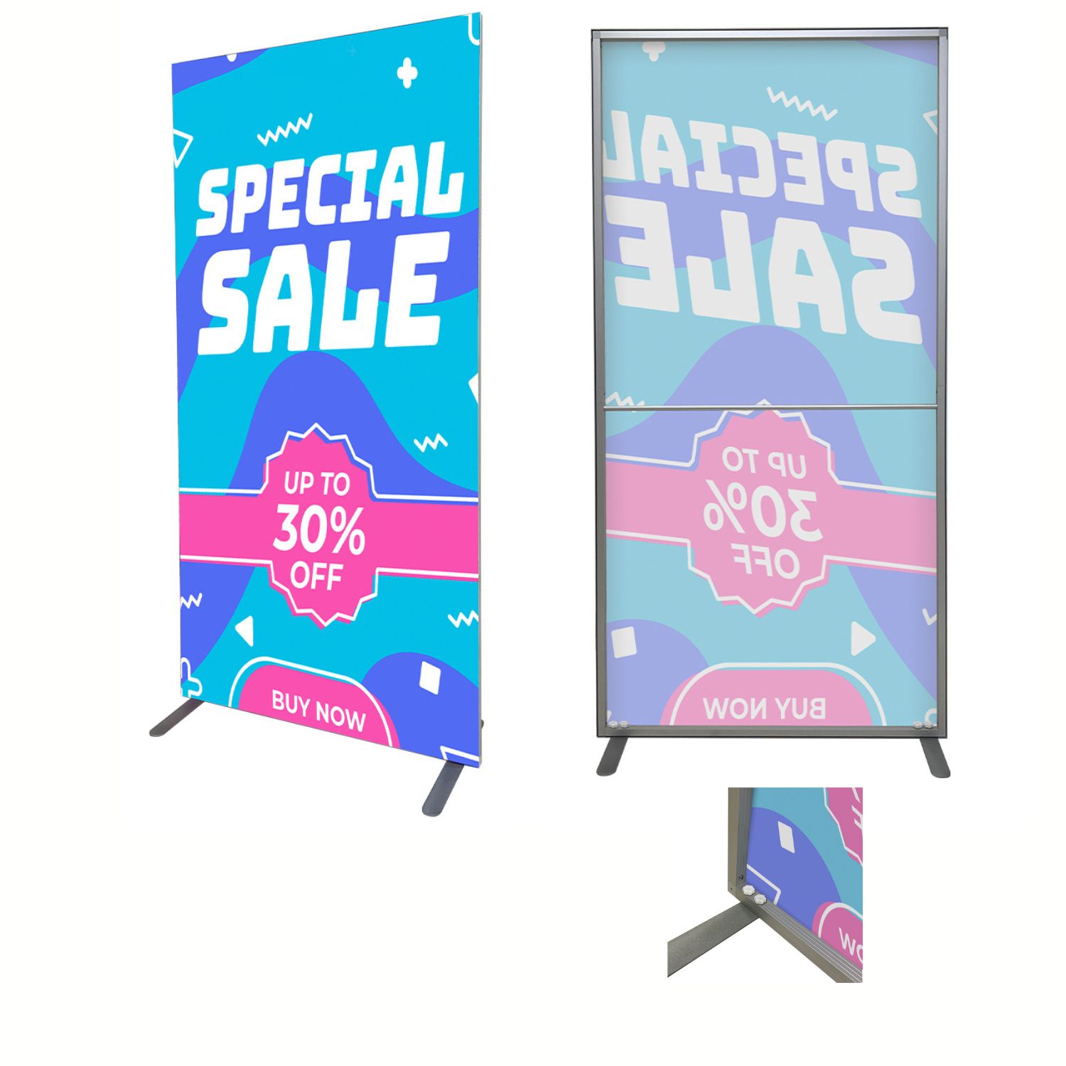 SEG Fabric Banner Stand, 40" x 80", NO SETUP CHARGE 7