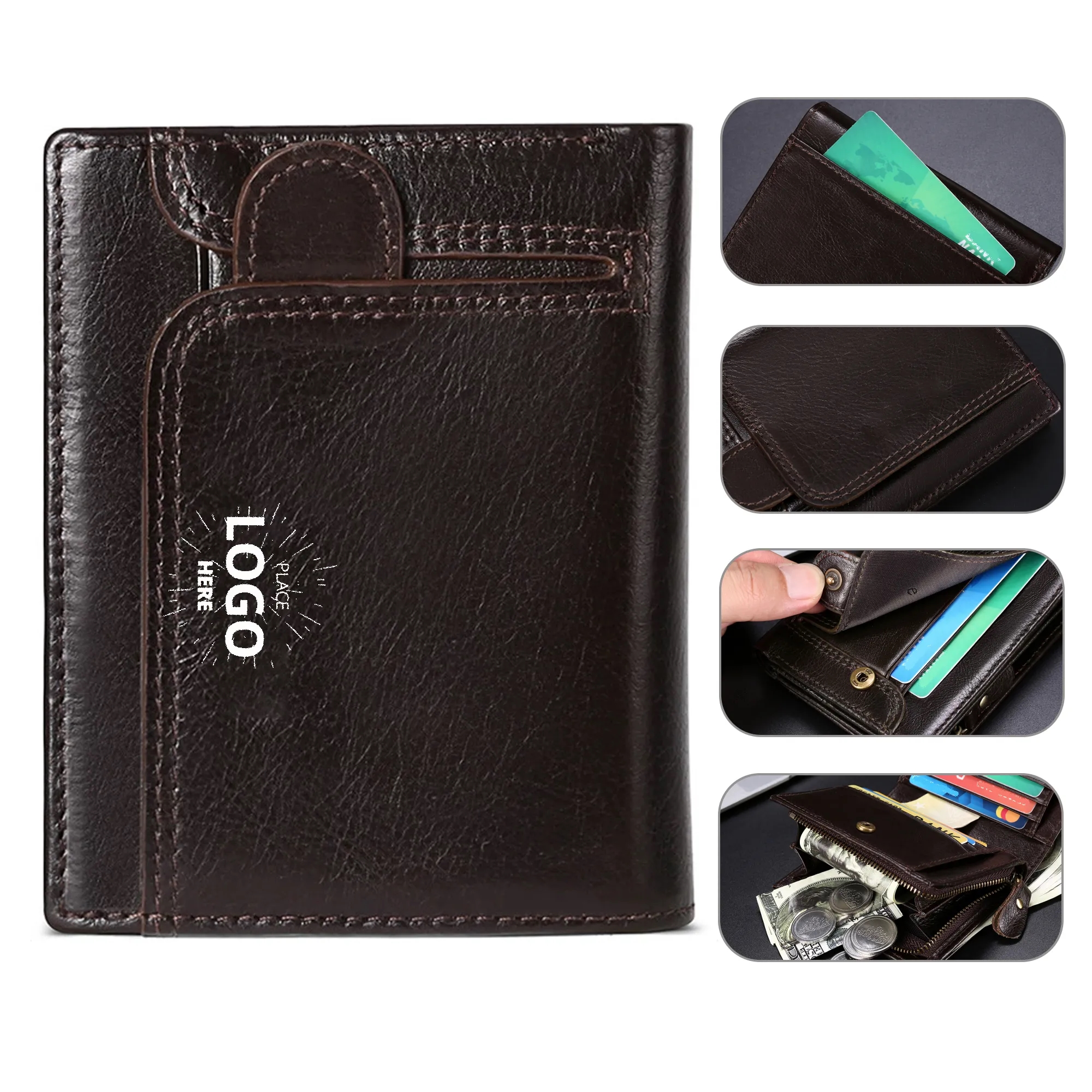 Men's Leather Shopping Wallet 2