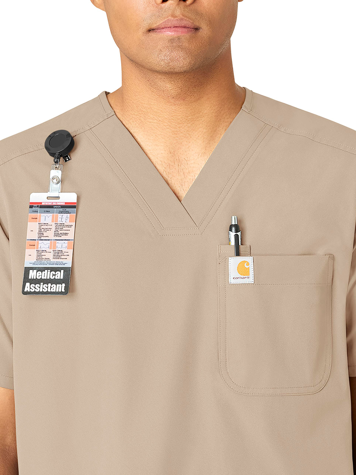 Carhartt Scrubs - Force Essentials - Men's Four-Pocket Modern Fit V-Neck Top 30