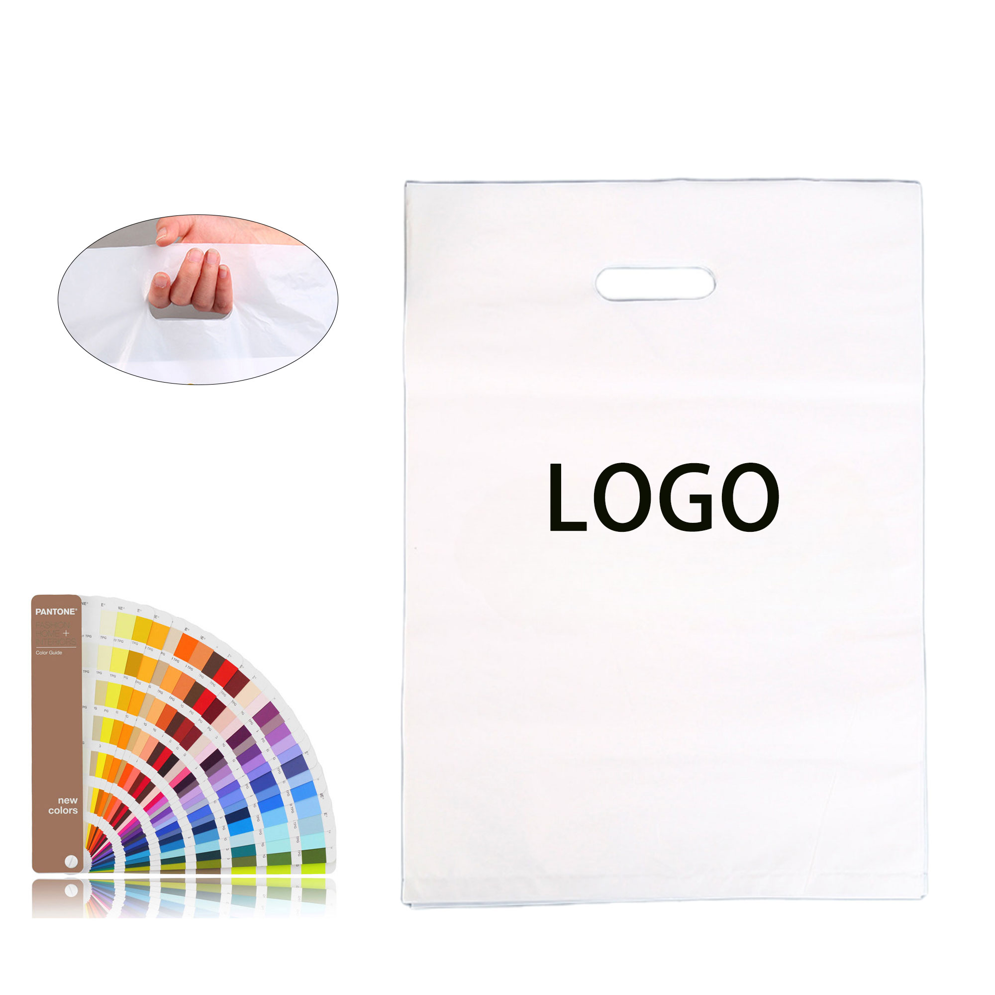 Plastic Four-Finger Tote Bag 1
