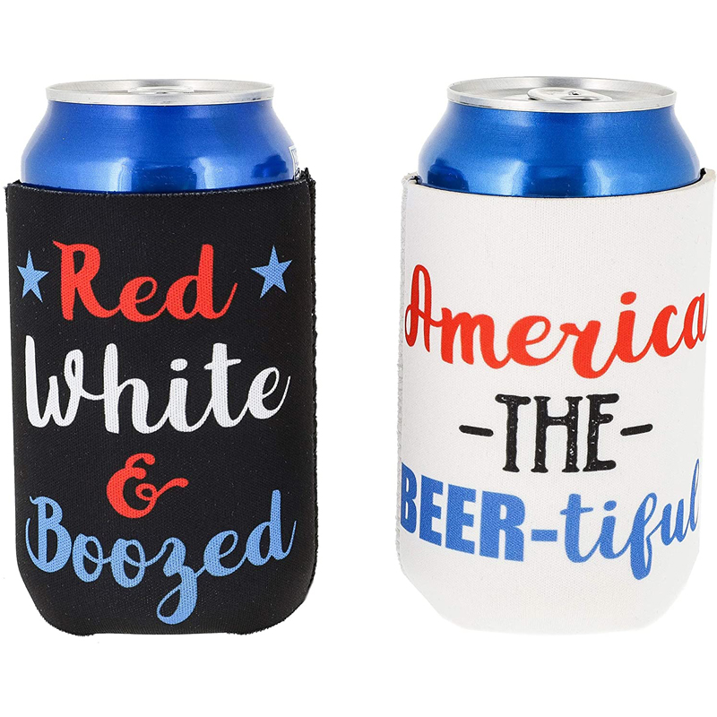 12OZ Full Sublimation Insulated Neoprene Beer Sleeve Covers 3