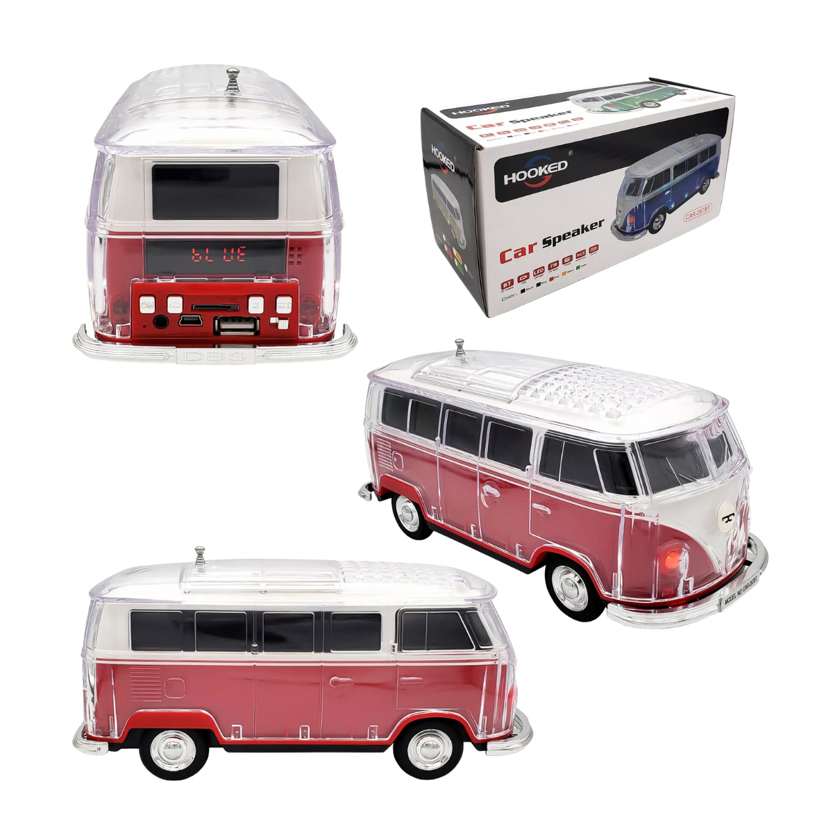 SonicWave Drive Bus-Shaped Bluetooth Speaker 3
