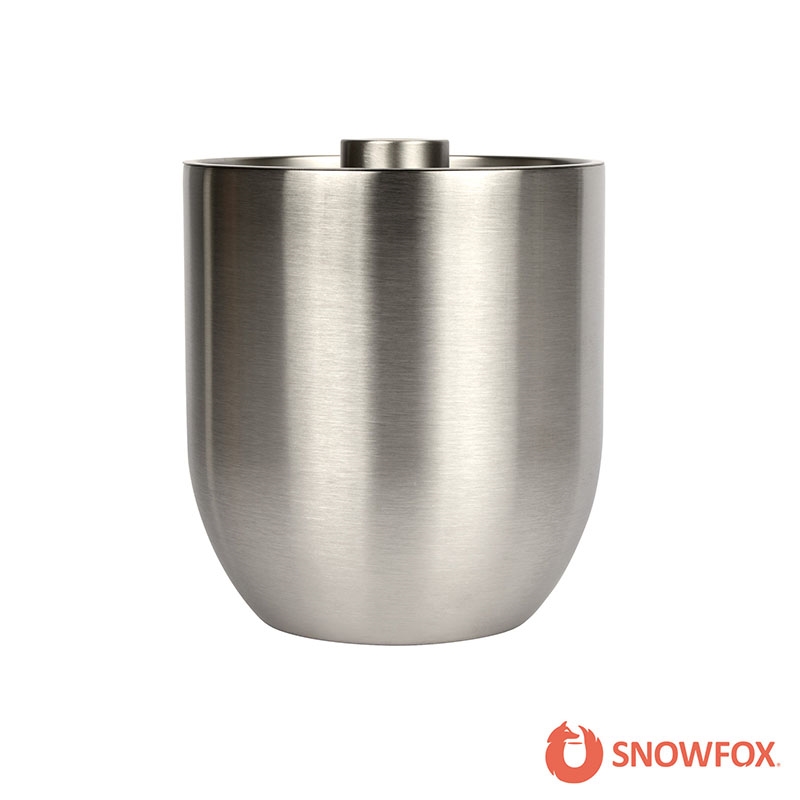 Snowfox® 3L Double Wall Stainless Steel, Vacuum Insulated Ice Bucket 25