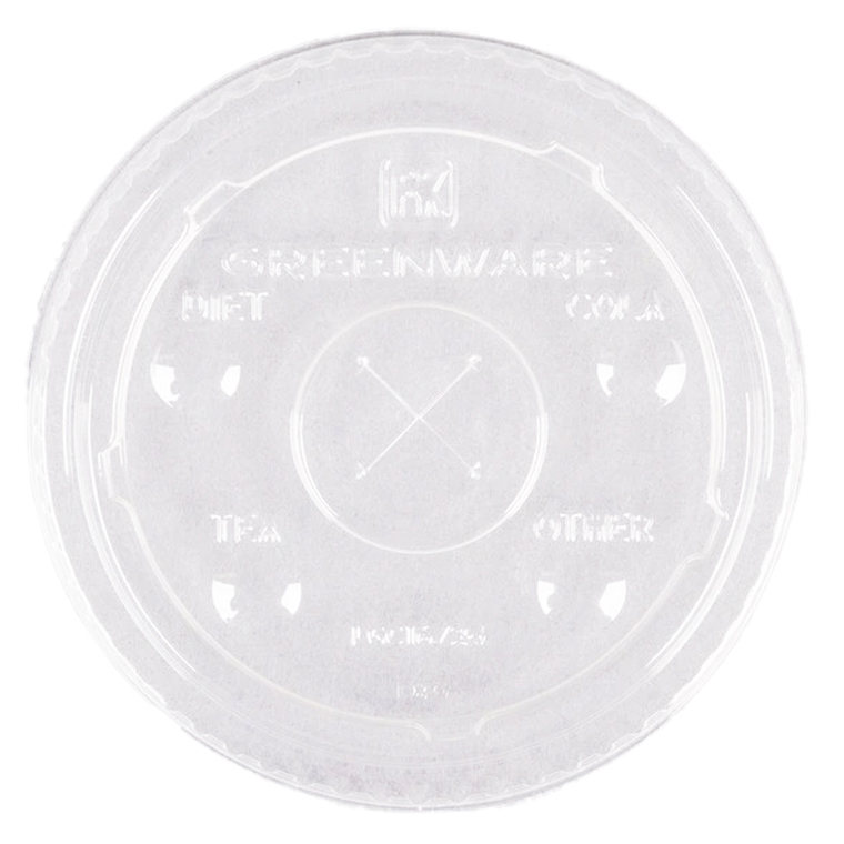 32 Oz. Eco Straw-Slotted Lid