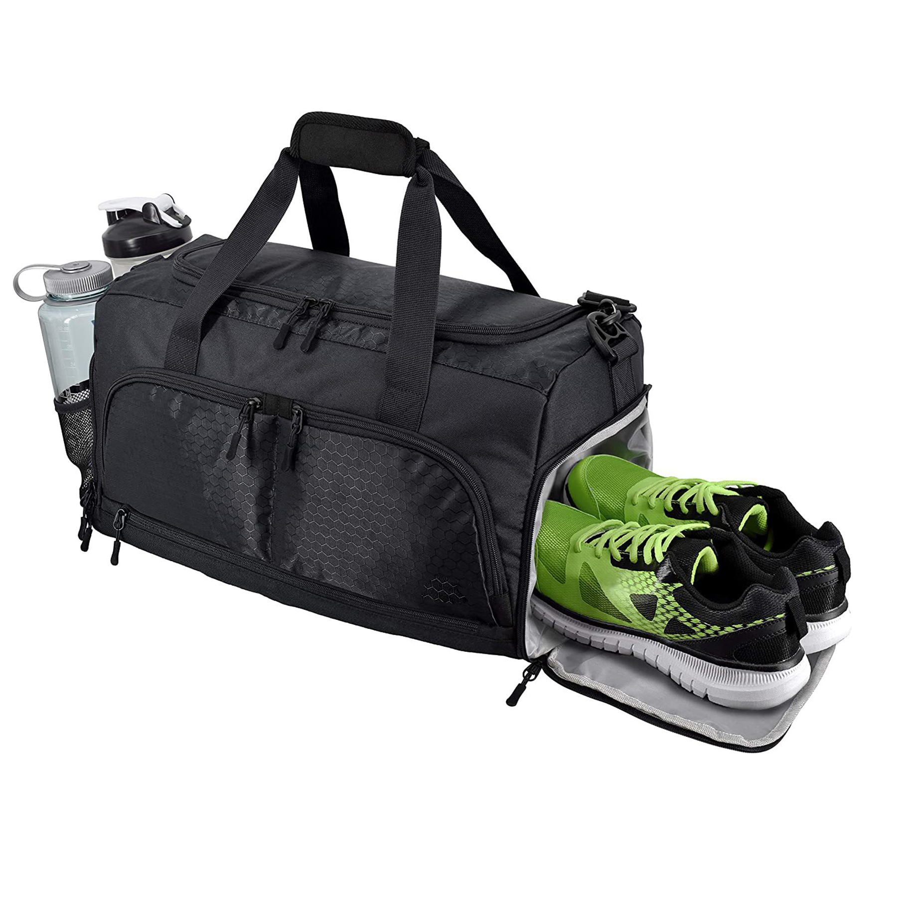 Polyester independent shoe bag compartment handbag 3