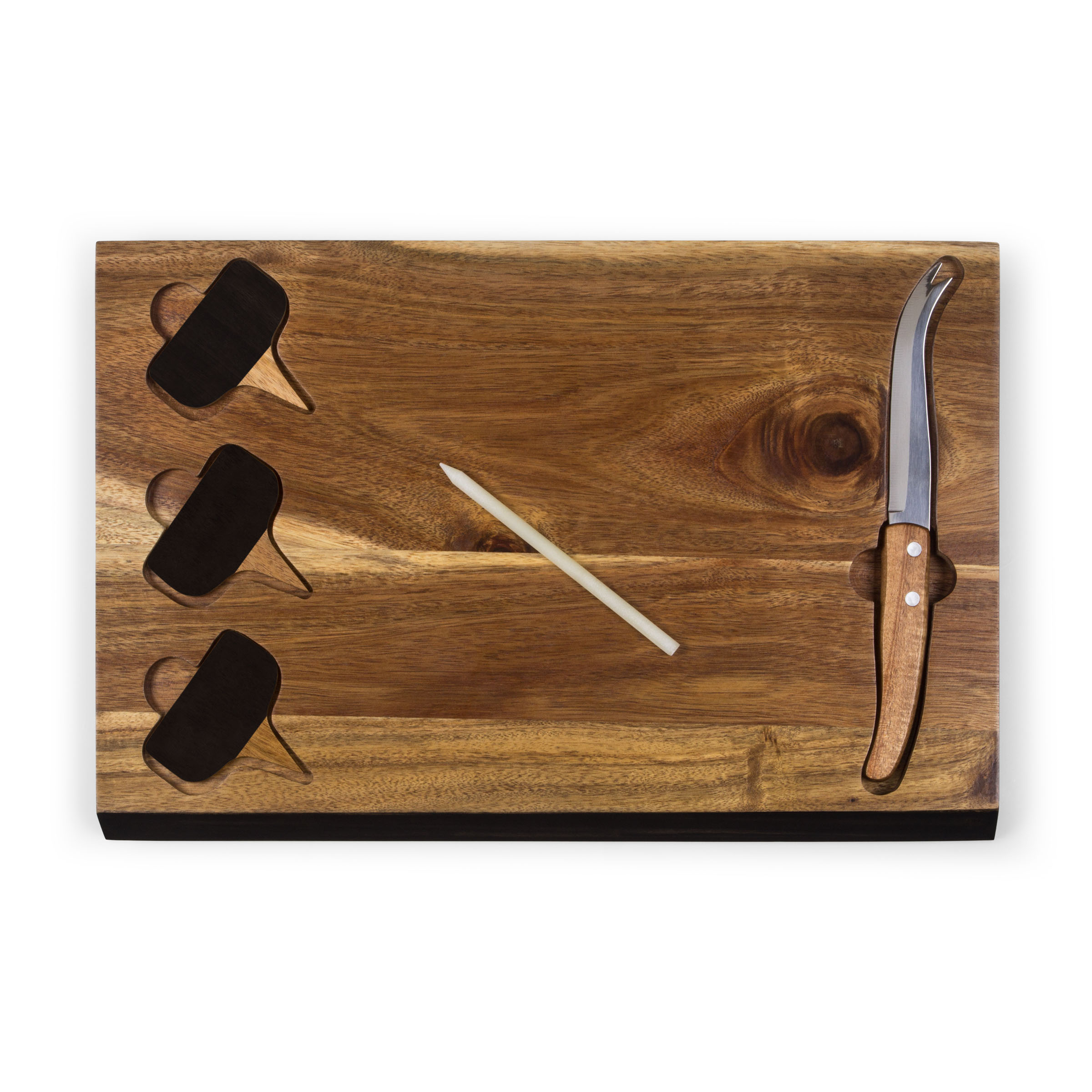 Delio Acacia Cheese Cutting Board & Tools Set 5