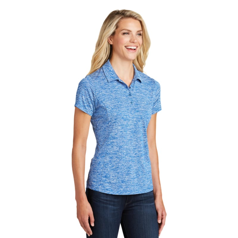 Sport-Tek Women's PosiCharge Electric Heather Polo. 37