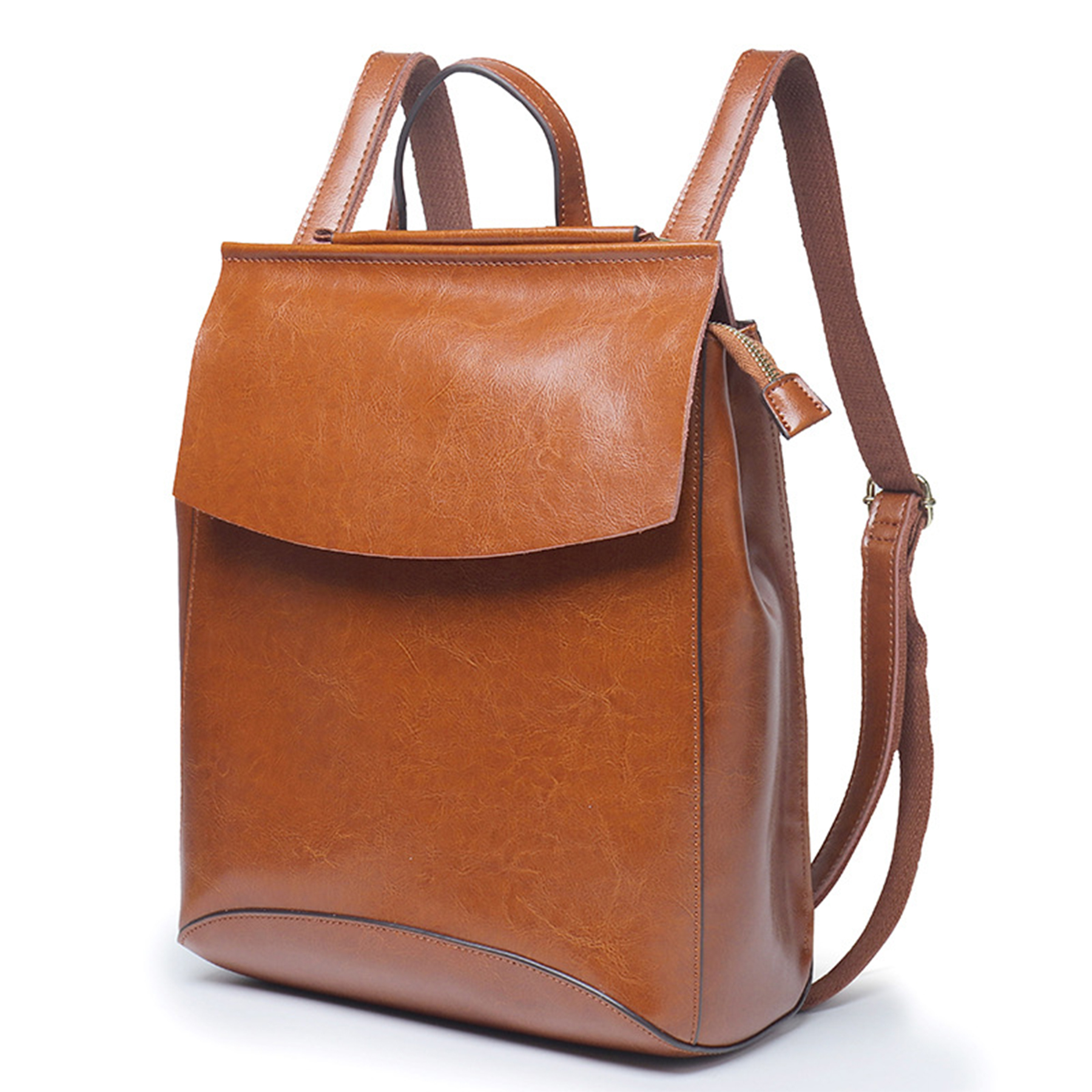 Genuine leather women's bag backpack 7