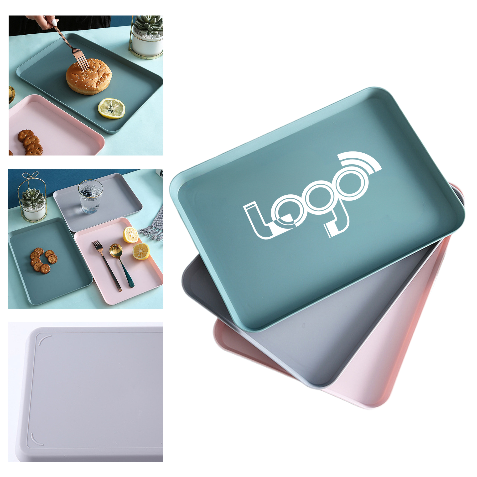 Nordic Minimalist Large Serving Tray 6