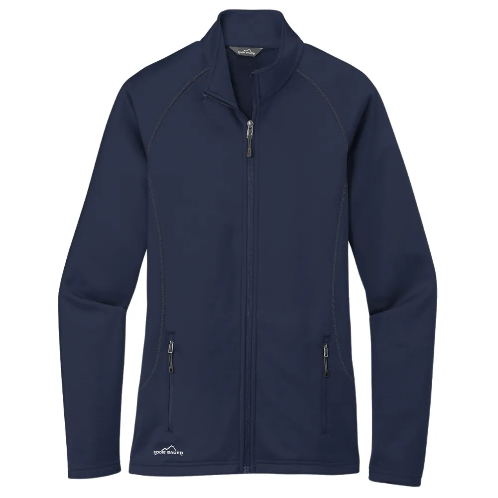 Eddie Bauer(R) Women's Smooth Fleece Full-Zip, custom jacket with logo imprint 5