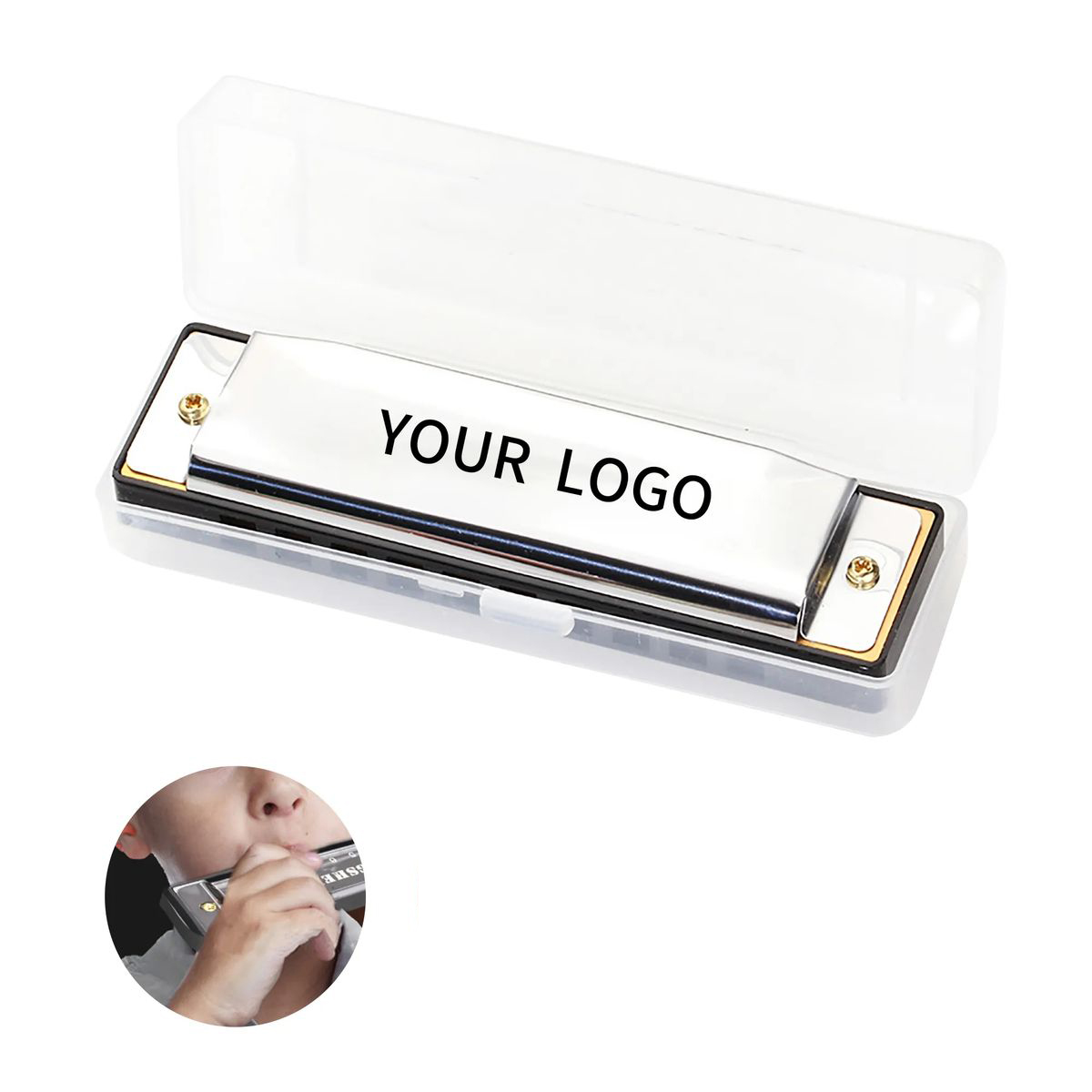 Beginner-Friendly Harmonica with Plastic Case 3