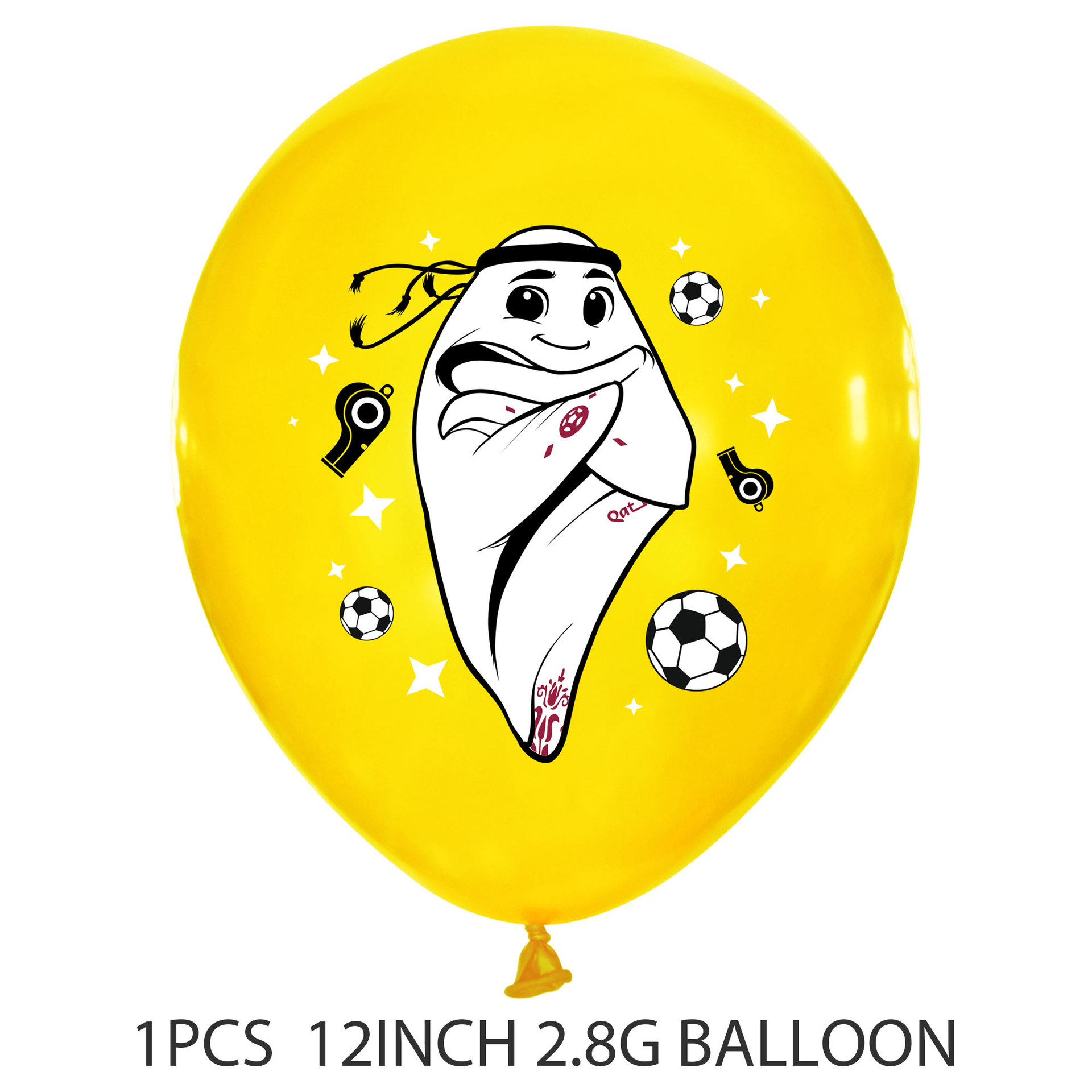 Qatar World Cup 12'' Mascot Latex Balloon 3
