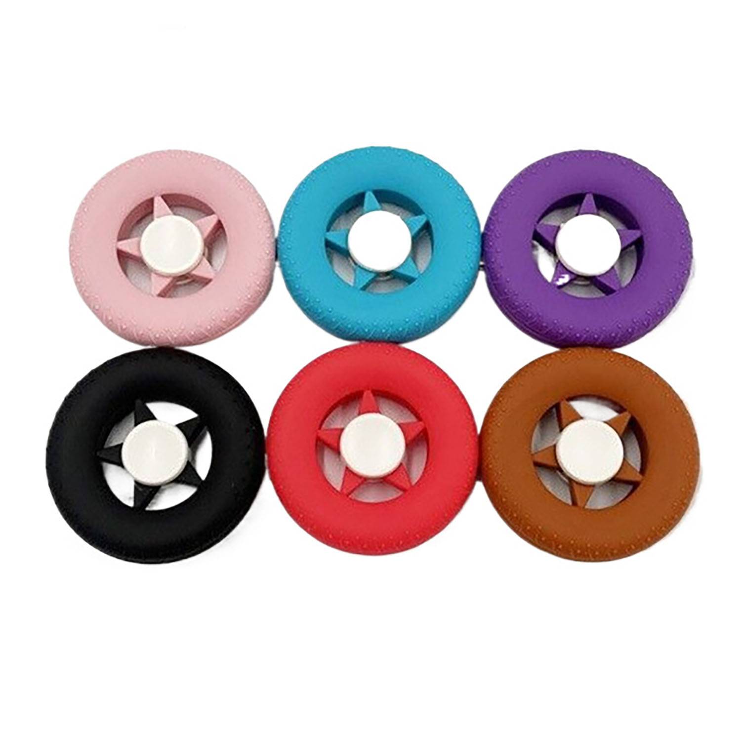 Silicone gyro tire device decompression Fidget Spinner toy 1