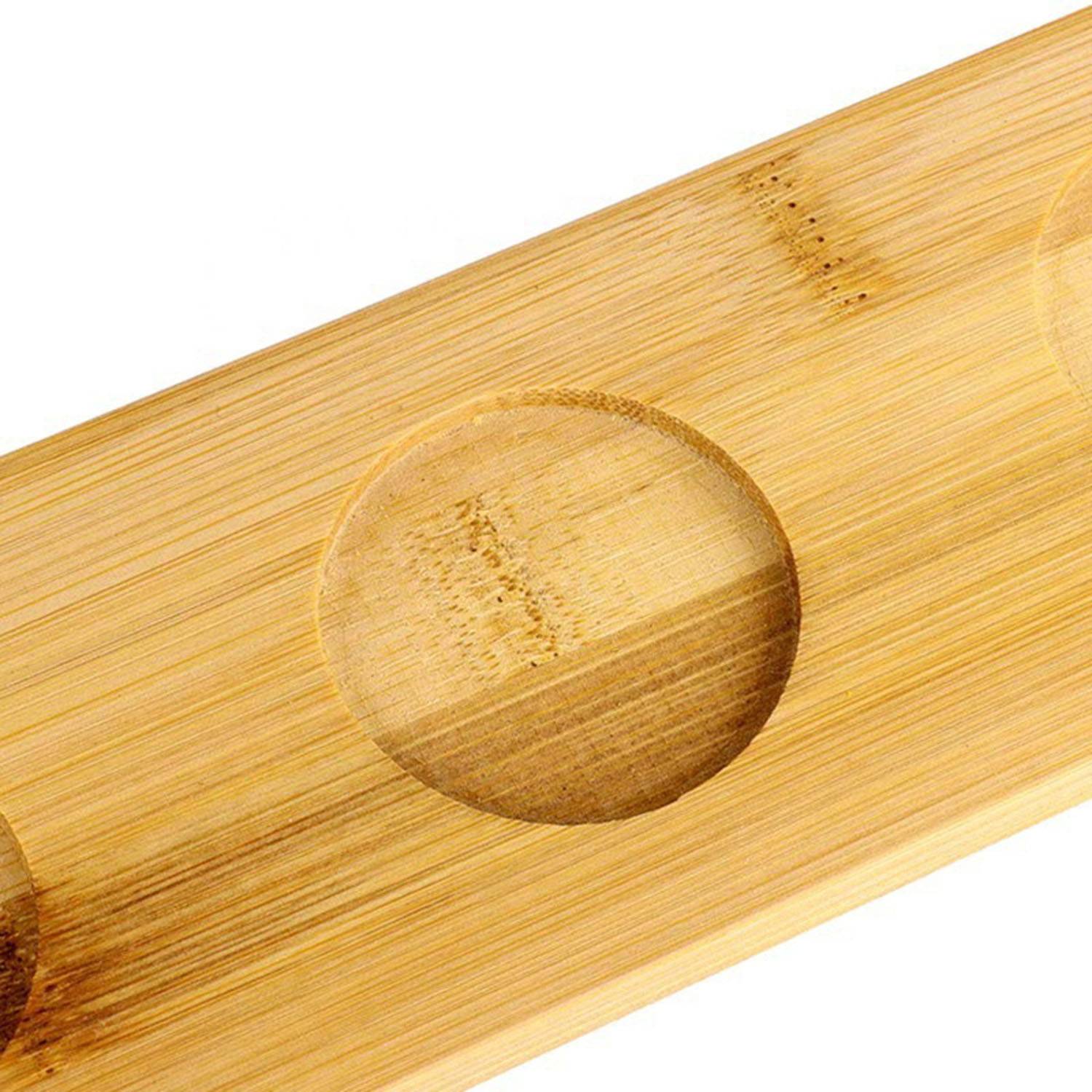 Wood Whiskey Glasses Tray 3