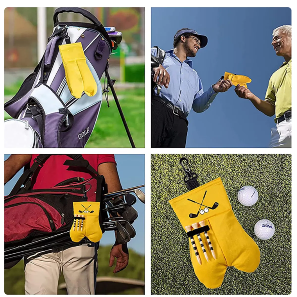 Custom Colors And Patterns Available Creative Golf Ball Bag 6