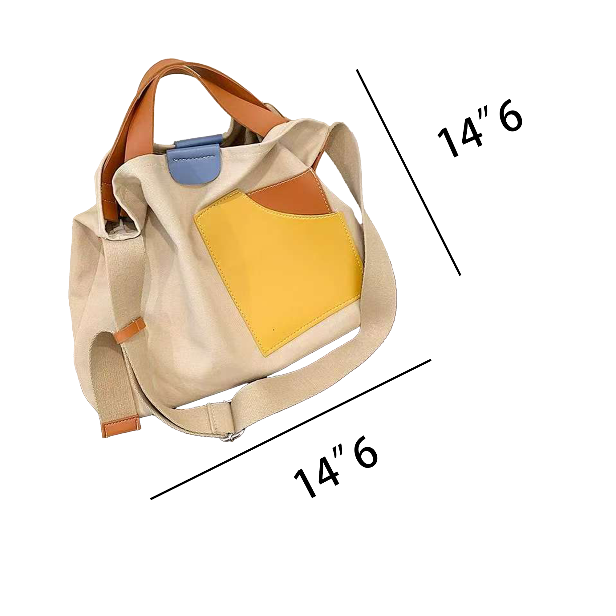 Large Capacity Women's Canvas Tote Bag 3