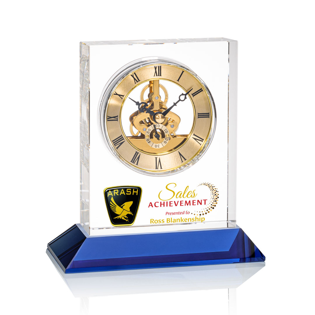 Ashland VividPrint™ Clock on Base - Gold Dial 33