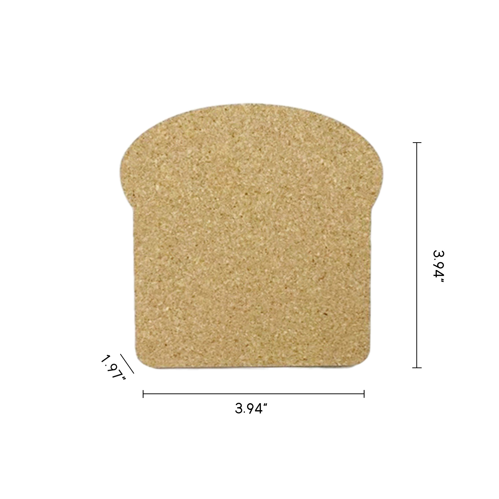 Toast Shaped Drink Coasters 1