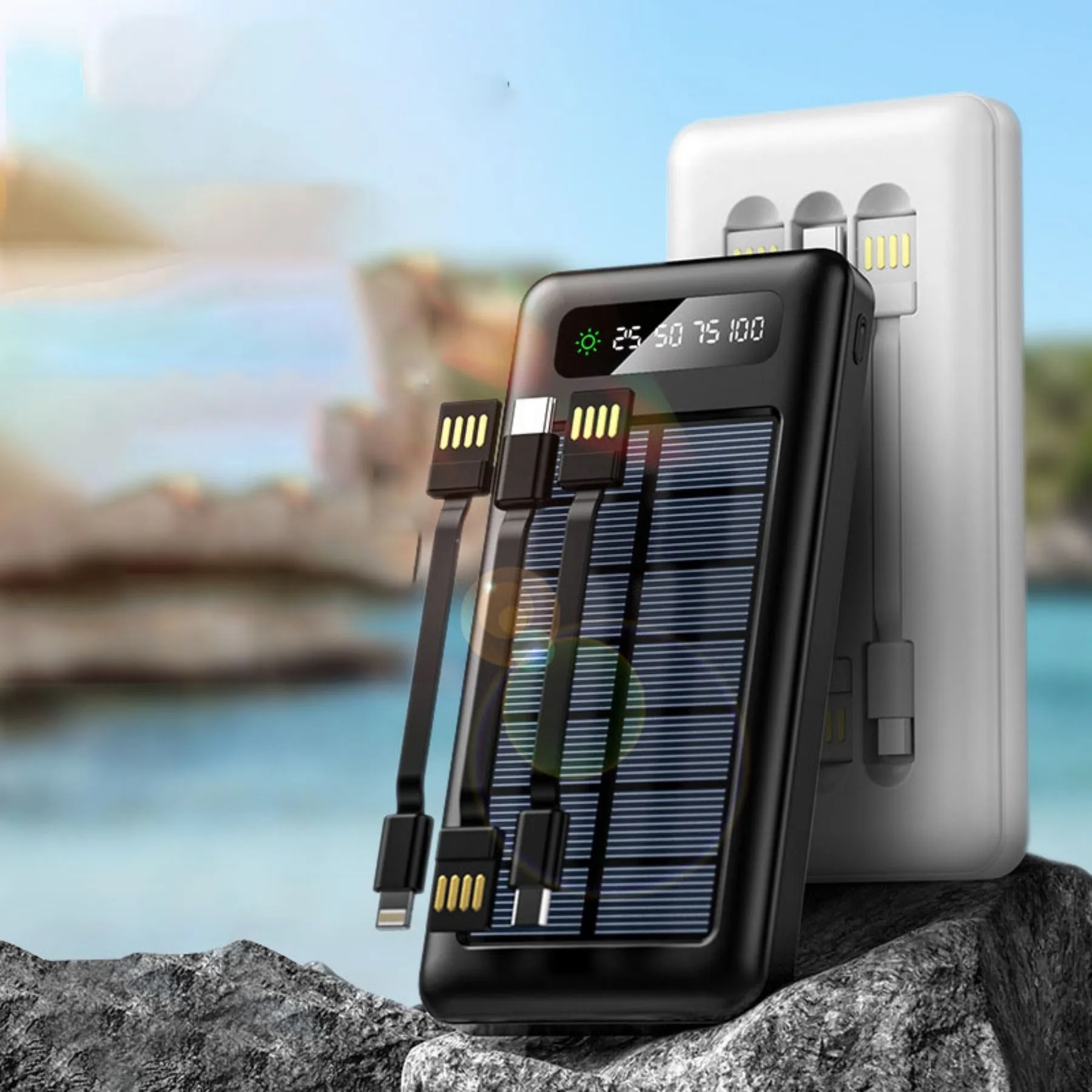 Solar 10000 mAh Power Bank 4