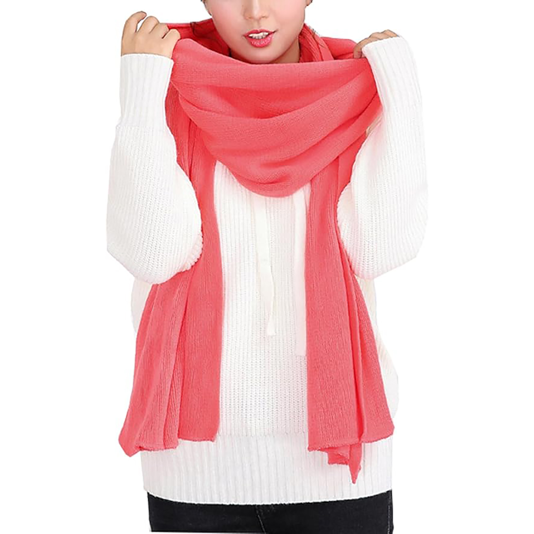 Women's Winter Warm Shawl Large Scarf 13