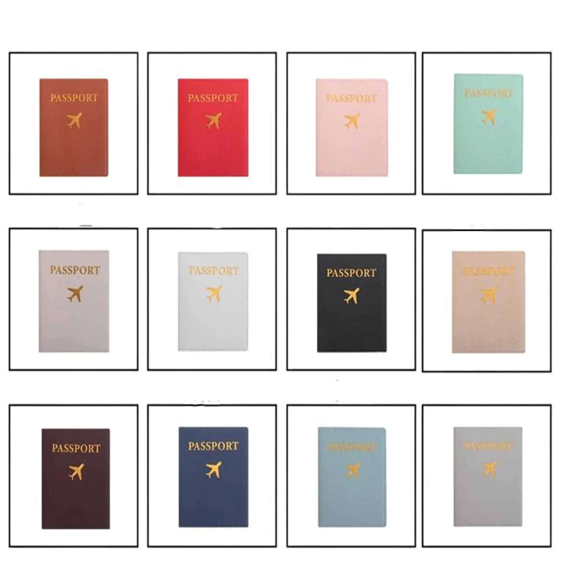 Solid Color Portable Card Holder 11