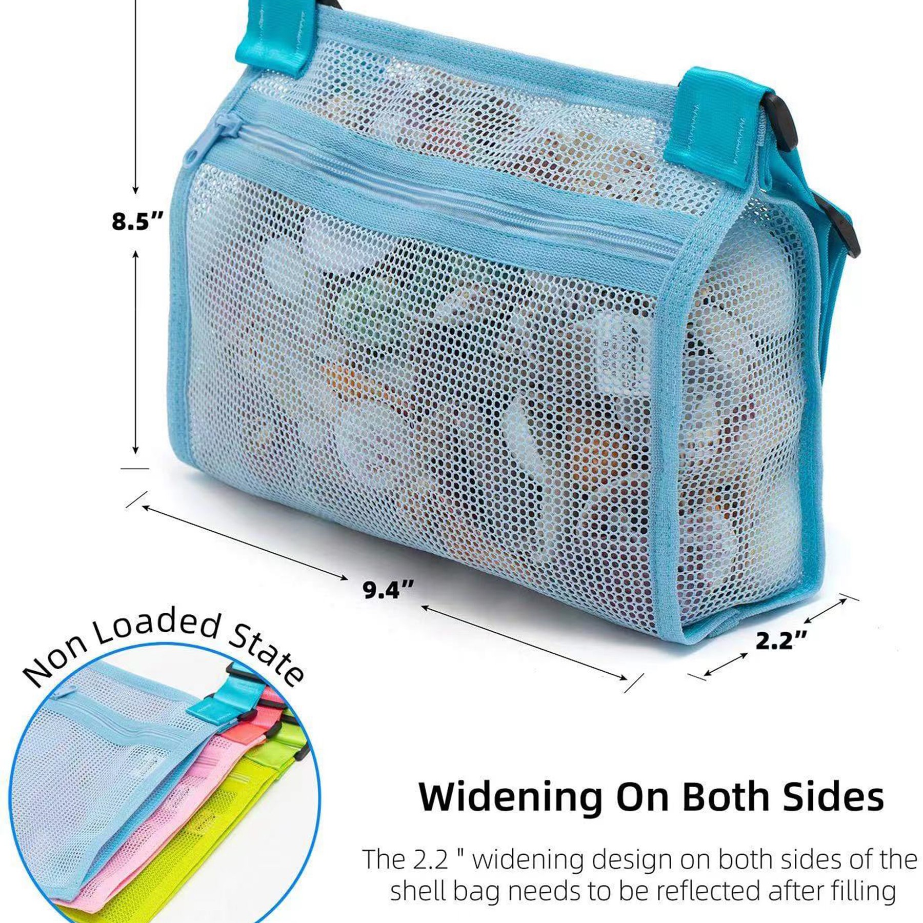 Shell Collecting Beach Bags Kids 2