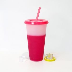 Handy 710ml Clear Plastic Color Changing Cup 25