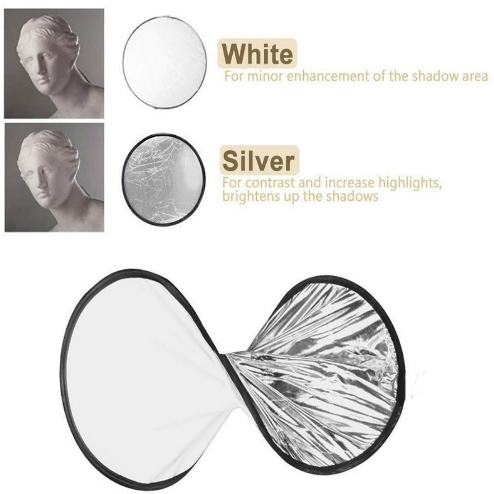 2 in 1 light reflector folding portable photographic equipment 4