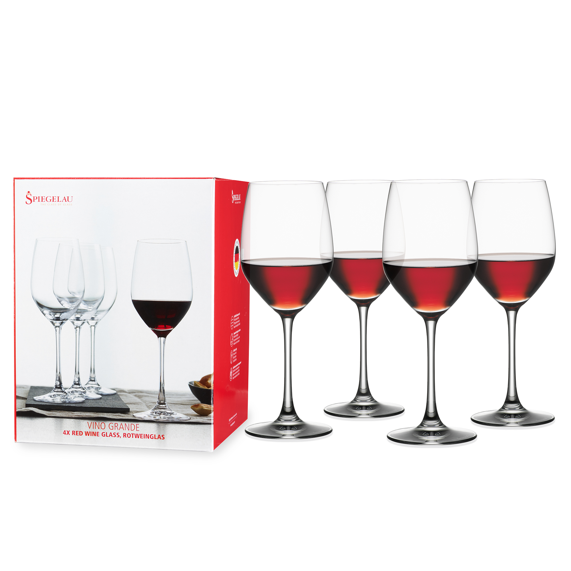 Spiegelau 15 oz Vino Grande Red Wine Glass, set of 4 5