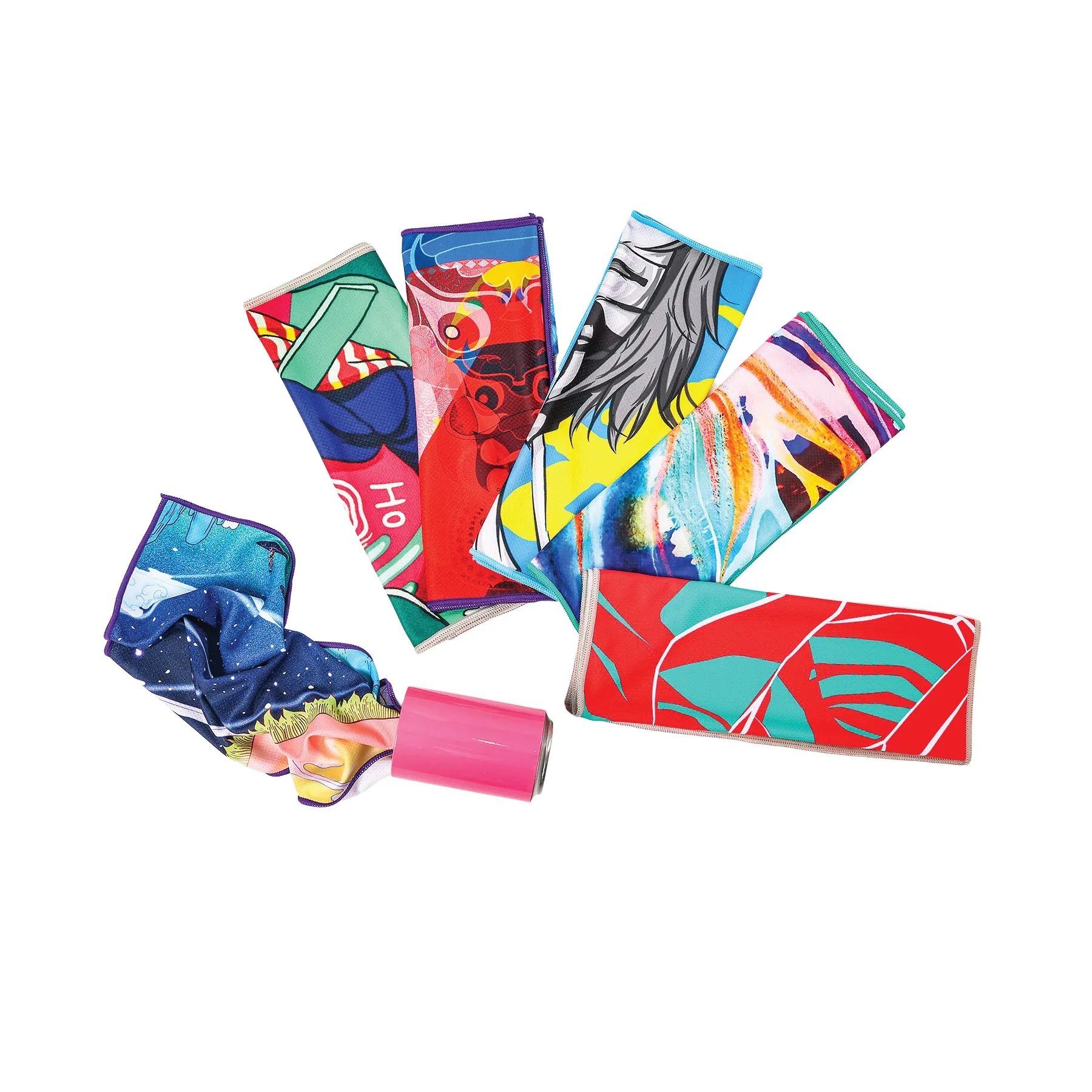 Full Color Large Premium Cooling Towel 40"L x 12"W