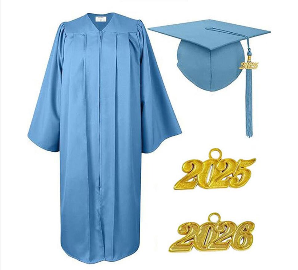 Graduation Gown with Cap and Tassel Set 8