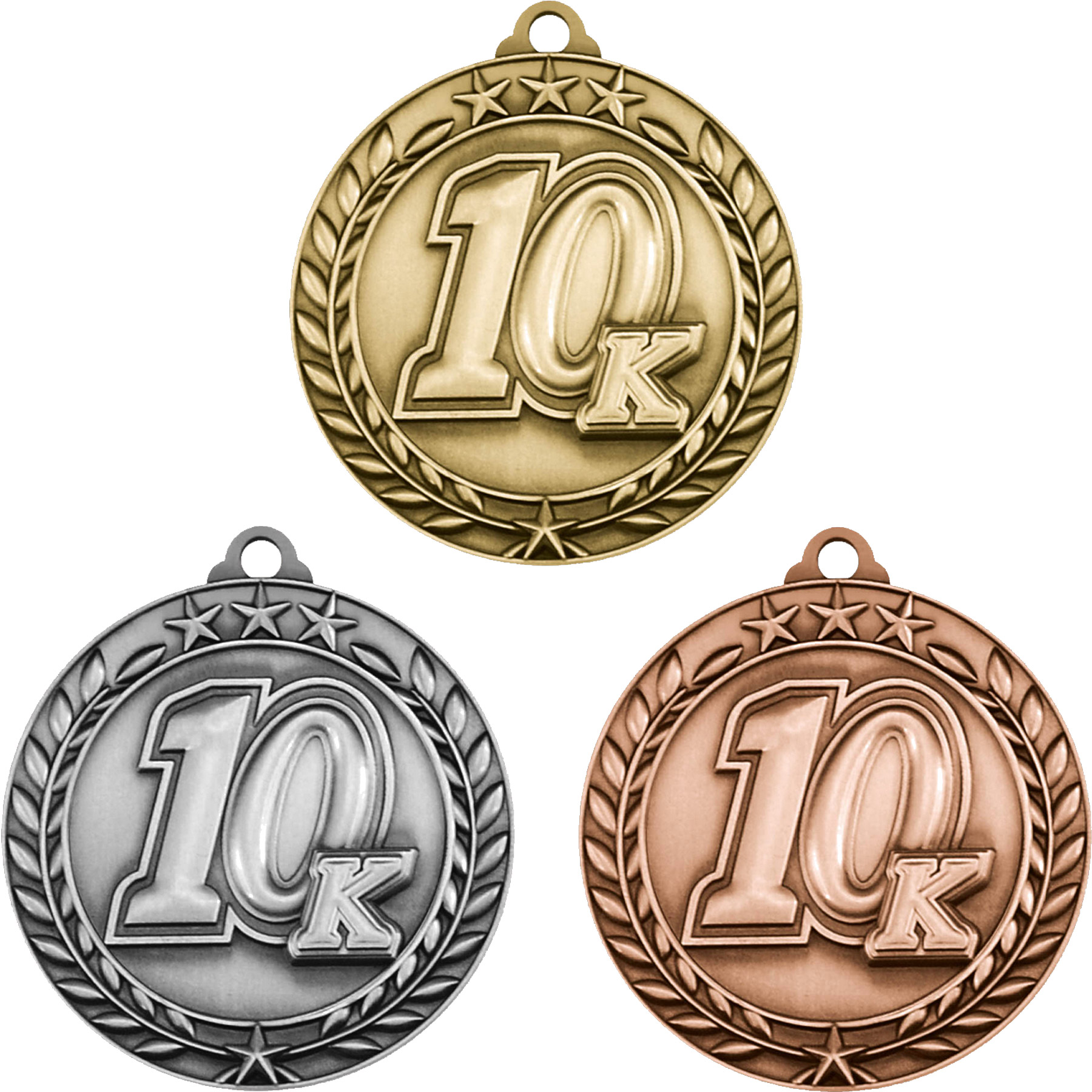Stock Small Academic & Sports Laurel Medals: 10K
