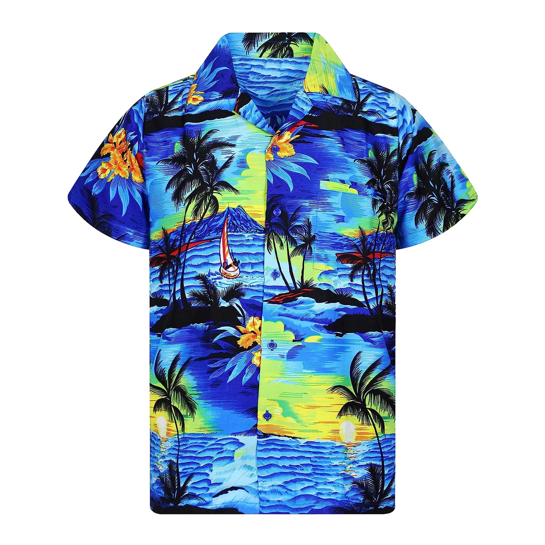 Mens Hawaiian Short Sleeve Shirt 21
