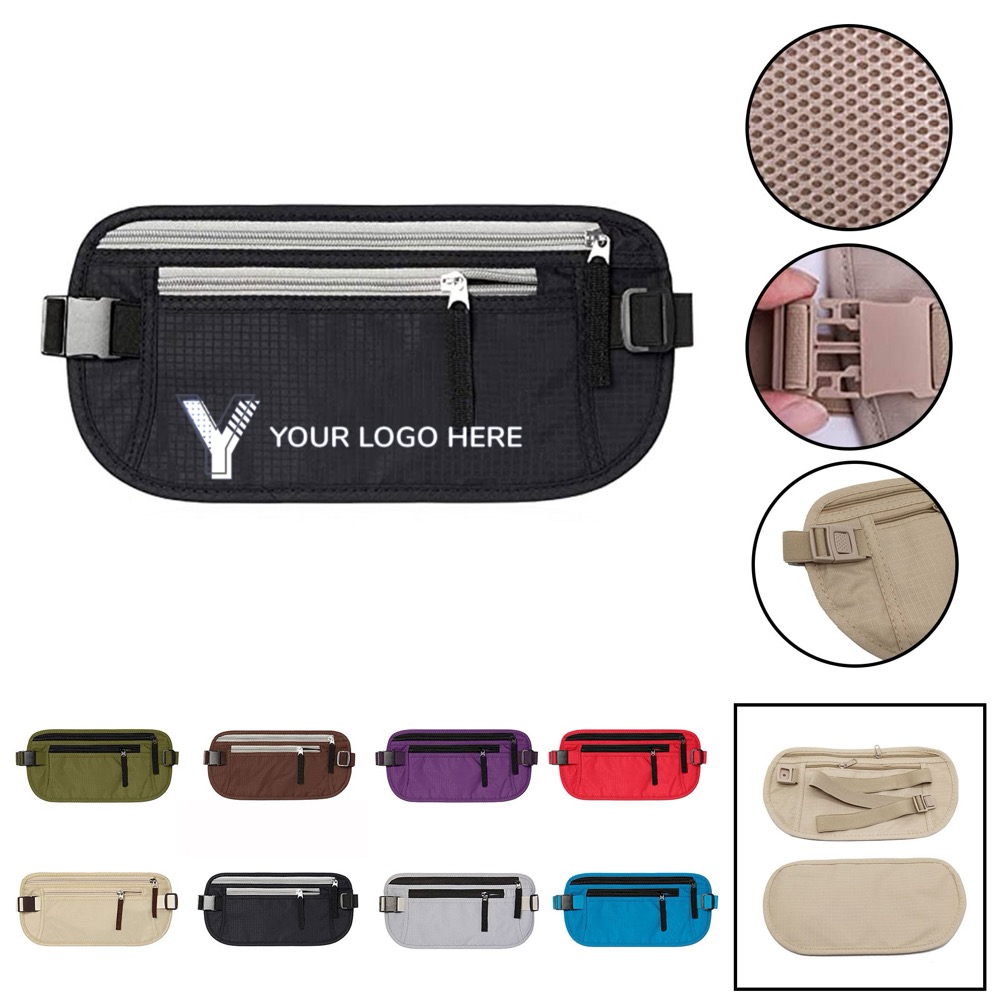 Adjustable Strap RFID Passport Money Holder Bag 2