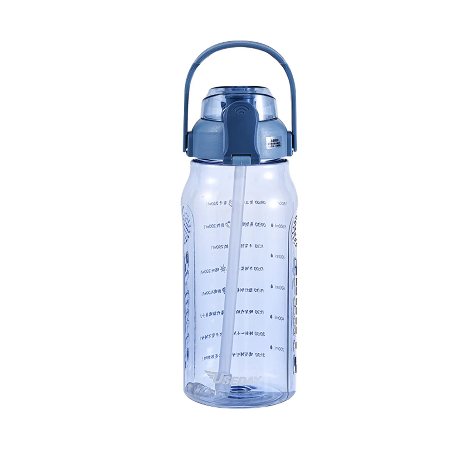 50OZ Leak-Proof Plastic Cup With Straw, custom plastic cup with logo imprint 6
