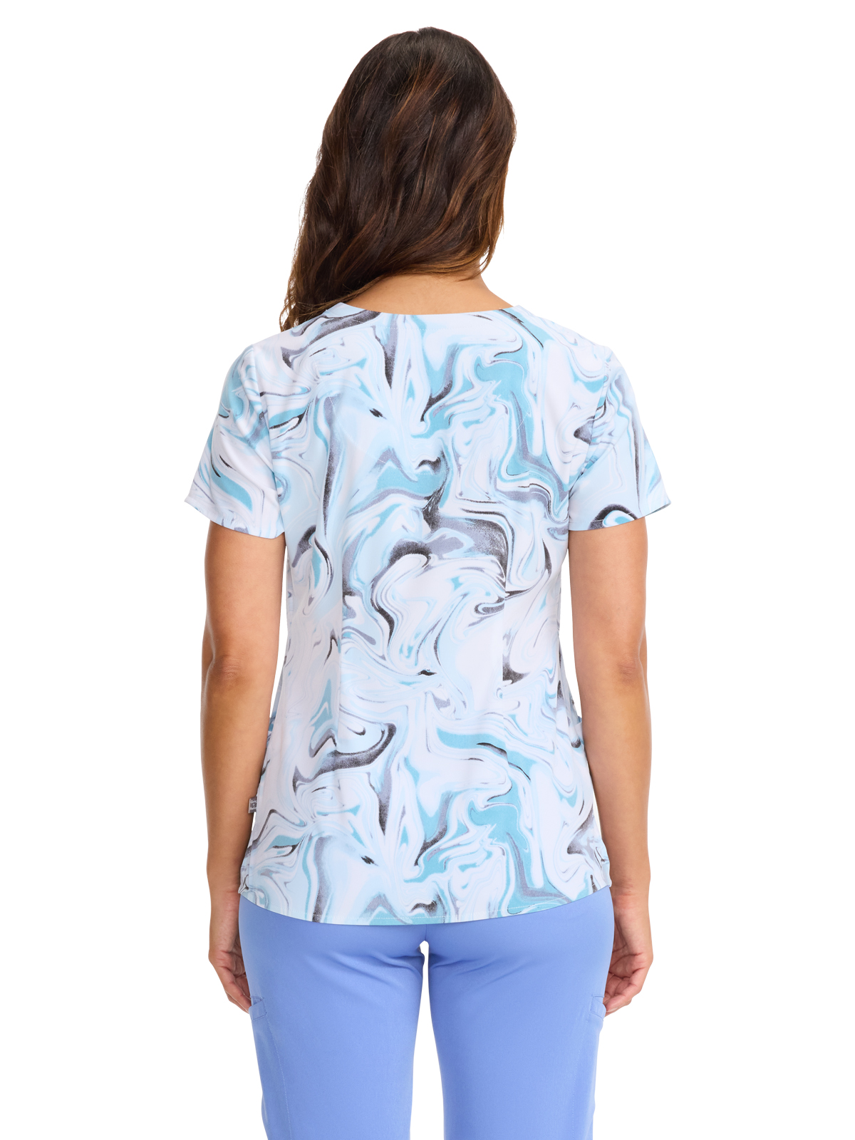 Healing Hands - Purple Label - Women's V-Neck Print Top 7