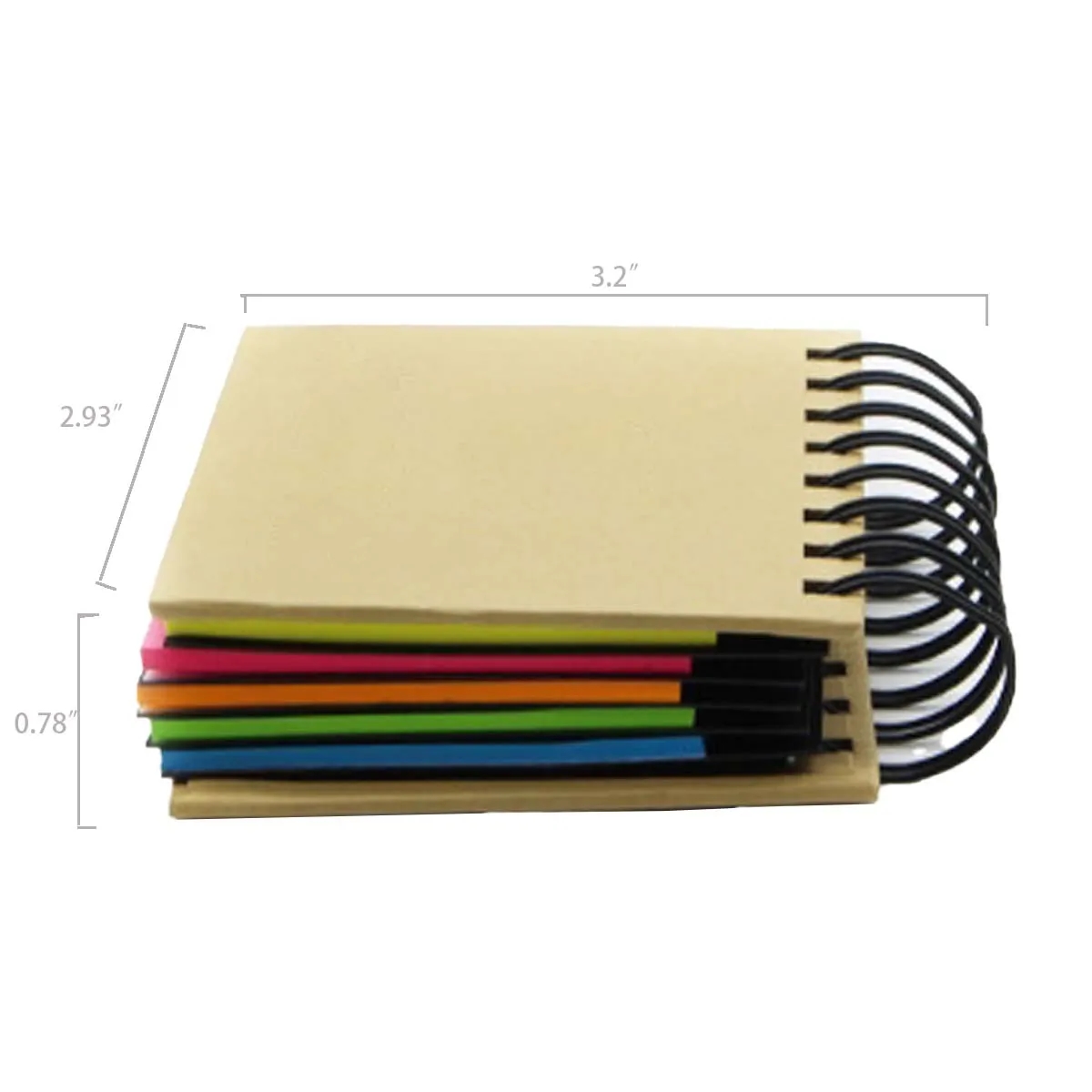 Pocket Size Spiral Sticky Note Pad 1