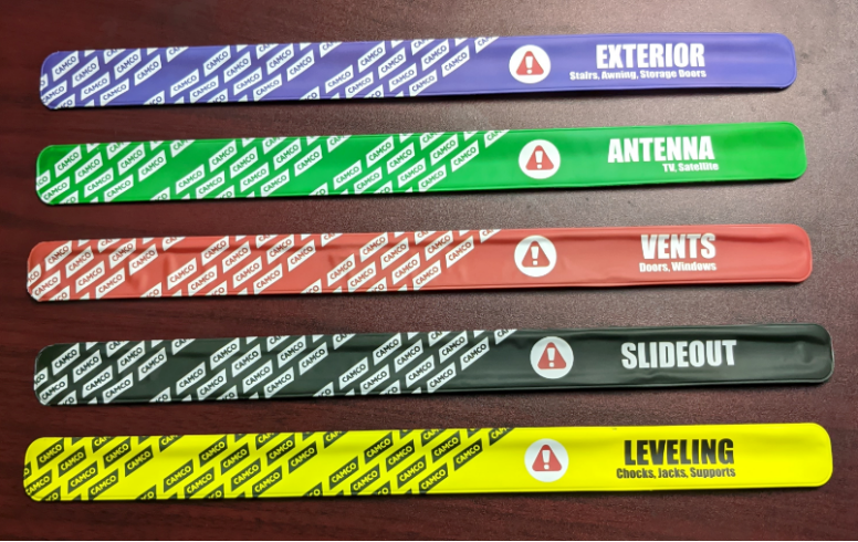Reflective Safety Slap Bracelet 1