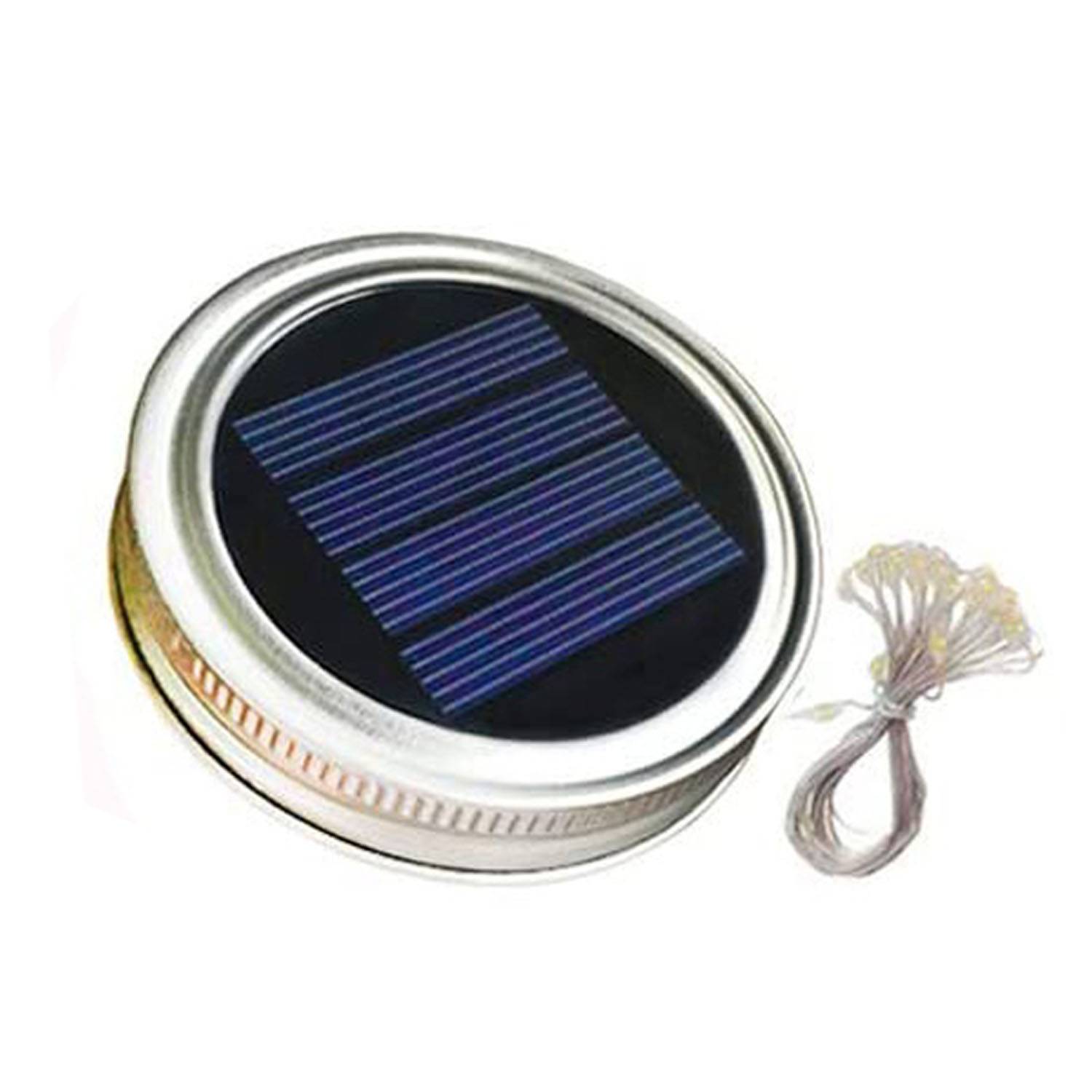 Waterproof Solar Mason Jar LED Light w/ Handle 3